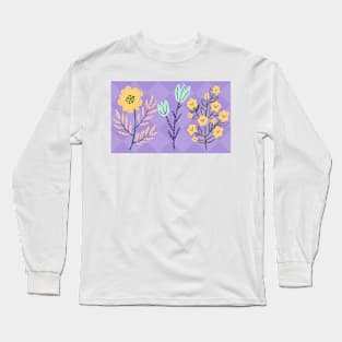 spring flower pattern Long Sleeve T-Shirt